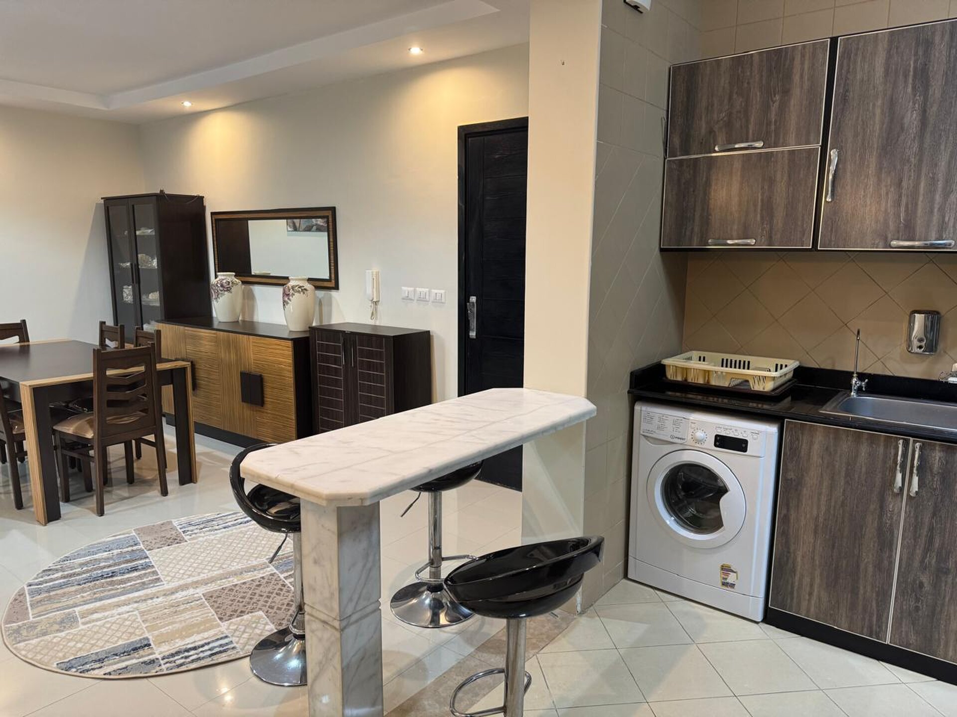 fully furnished apartment for rent  in the address shikh zayed — صورة 17