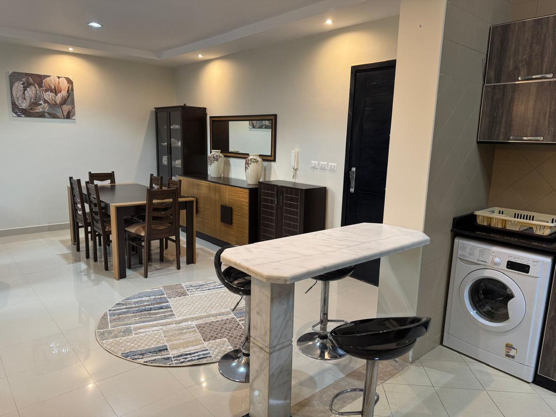 fully furnished apartment for rent  in the address shikh zayed — صورة 3