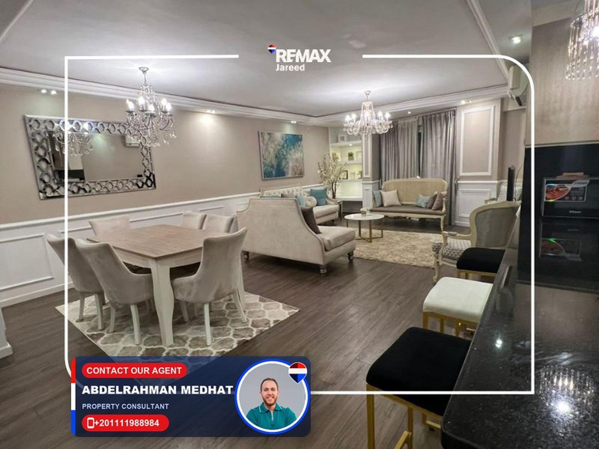 fully furnished apartment for rent  in beverly hills shikh zayed