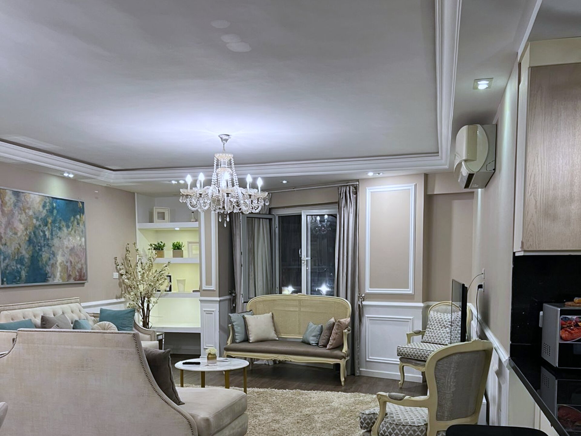 fully furnished apartment for rent  in beverly hills shikh zayed — صورة 9