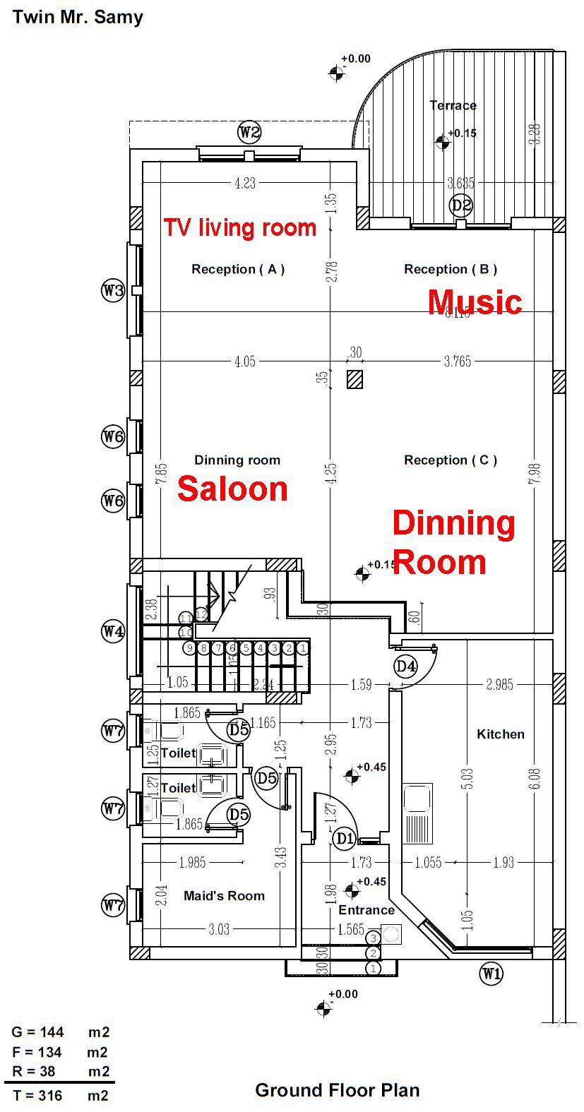 fully finished villa semi furnished — صورة 30