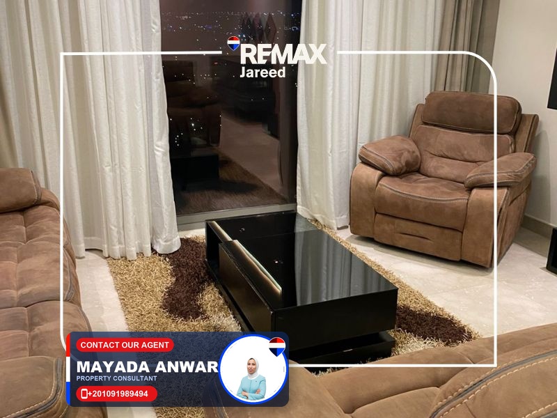 Super luxury furnished apartment in Zed Towers, first use   3 rooms + nanny room — صورة 1