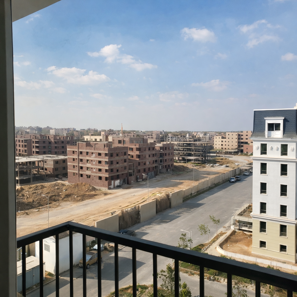 corner sky loft at Mountain View iCity (mv the park ), 6th of October — صورة 11