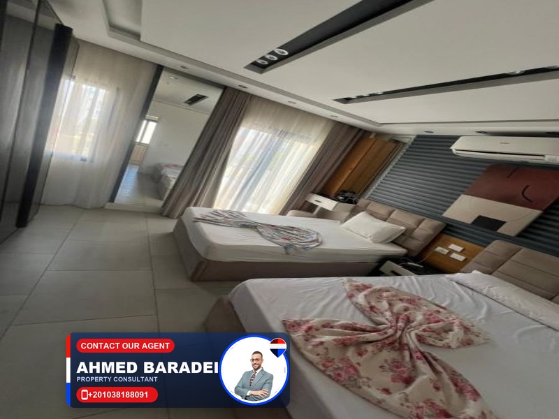 Luxury Corner Townhouse for Daily Rent with Hotel-Standard Furnishing in Riva Lagoons, Marassi