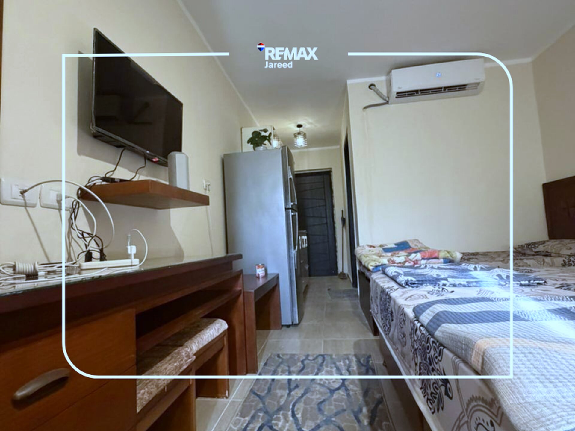 Furnished cozy  studio for sale in Aqua View with best market price - صورة 14