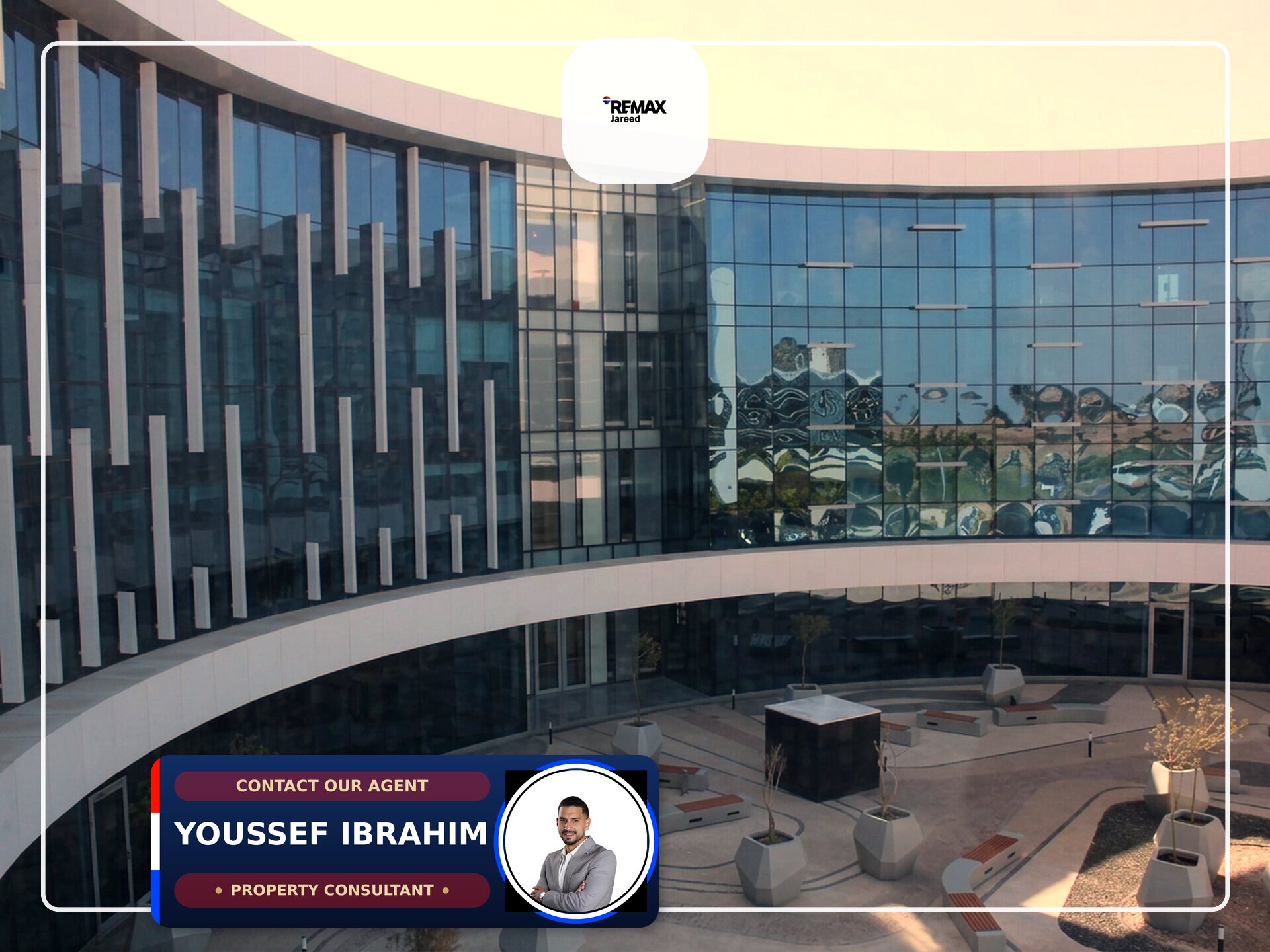Fully finished Office for rent The arc building smart village - صورة 1